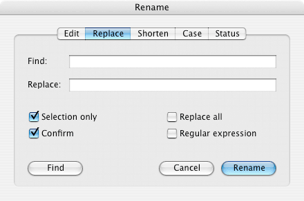 Rename Dialog